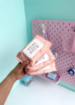 دستمال مرطوب مستطیلی توت فرنگی