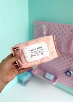 دستمال مرطوب مستطیلی توت فرنگی