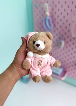 جاکلیدی پولیشی تدی لباس صورتی