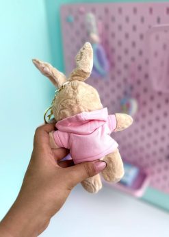 جاکلیدی پولیشی خرگوش لباس صورتی