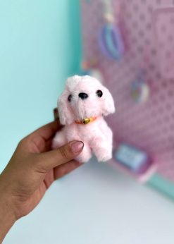 جاکلیدی پولیشی پاپی نشسته صورتی