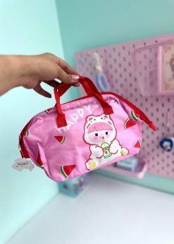 کیف ظرف غذای هندوانه ای صورتی