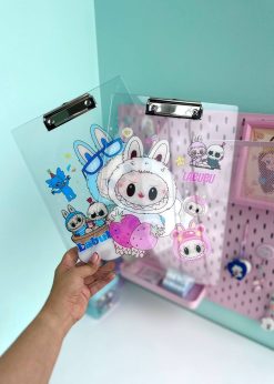 تخته شاسی شفاف لبوبو پاستلی