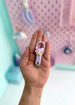 ناخن گیر استیکری کرومی پاستلی