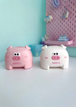 باکس دستمال کاغذی خوک کیوت پاستلی