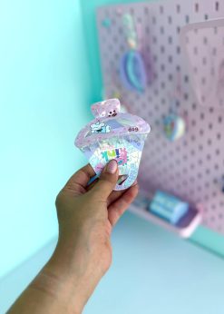 کلیپس خال خالی کیوت صورتی