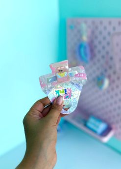 کلیپس مستطیلی پاپی صورتی