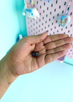 فیگور مخملی گربه چشم آبی