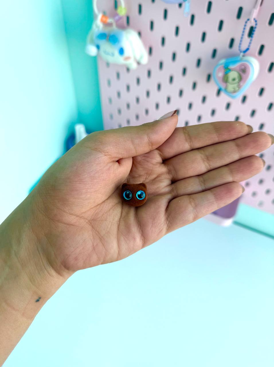 فیگور مخملی گربه چشم آبی