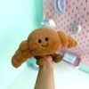 عروسک پولیشی کروسان کیوت قهوه ای