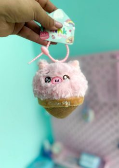 چارم بگ خوک کیوت صورتی