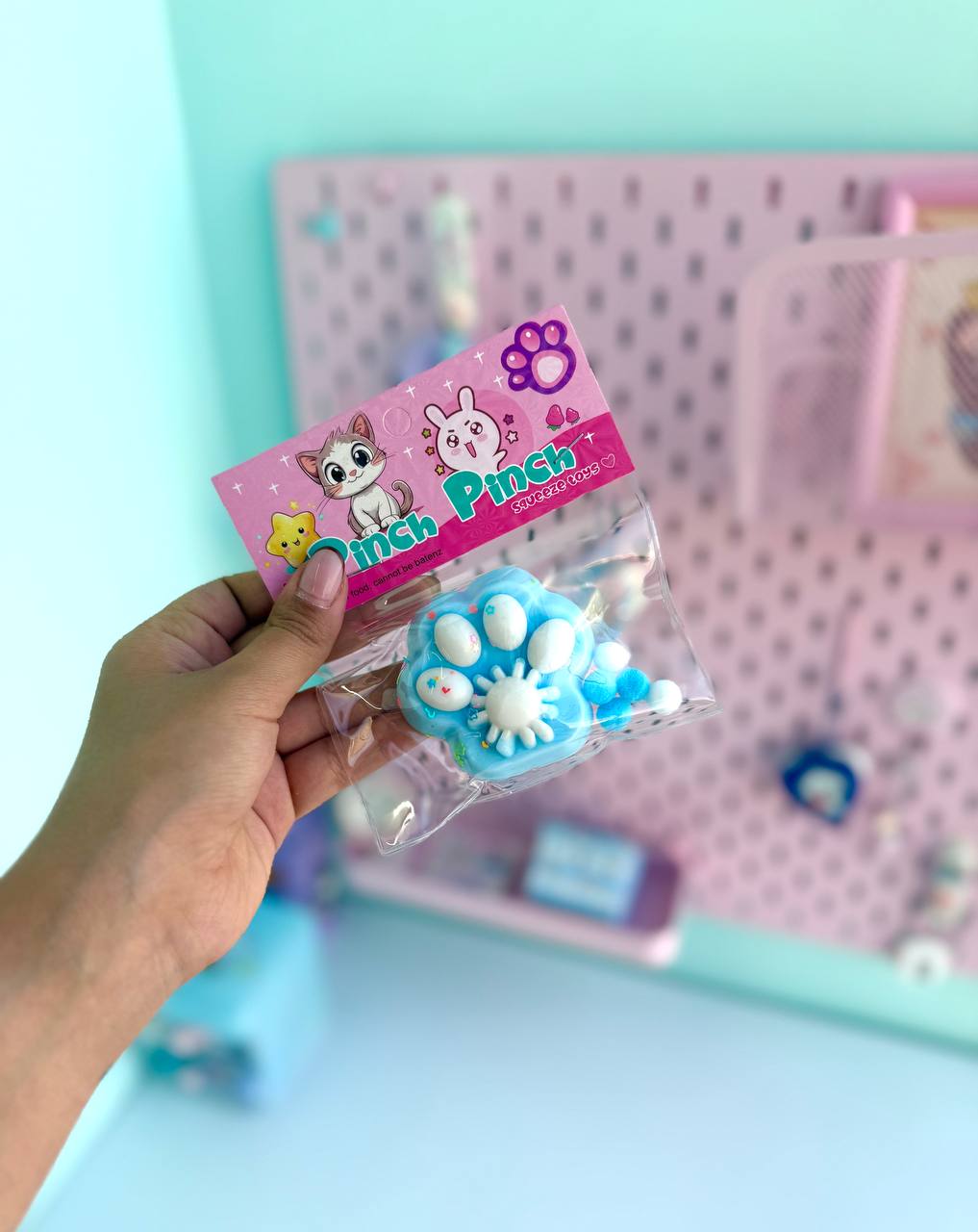 فیجت پنجه گربه توپ توپی آبی