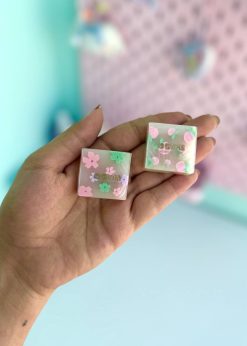 پاک کن شکوفه ای صورتی