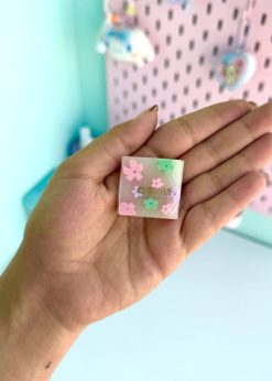 پاک کن شکوفه ای صورتی