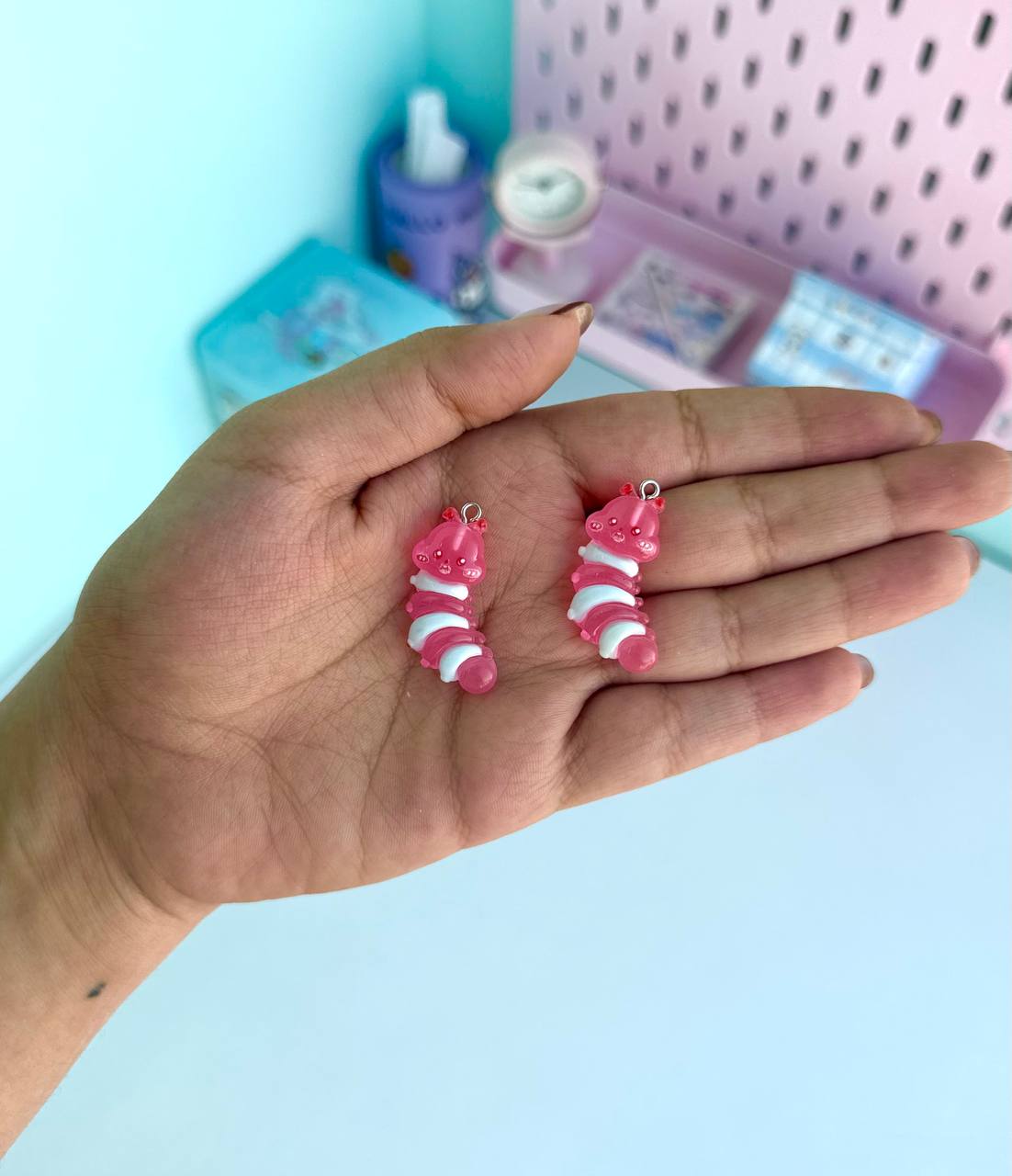 آویز کرم شبتاب رنگی رنگی