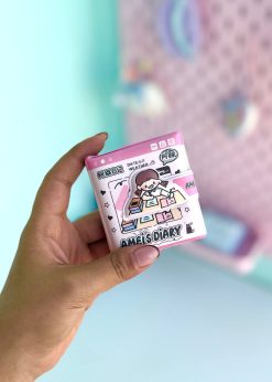 دفترچه یادداشت کیوت گرل صورتی