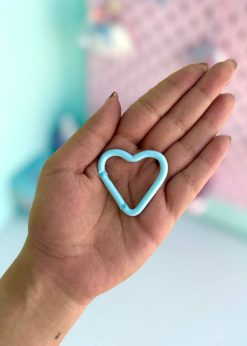 قفل فانتزی قلبی رنگی رنگی