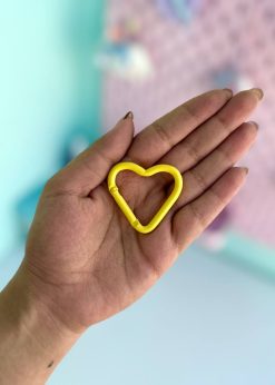 قفل فانتزی قلبی رنگی رنگی