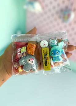 آویز پک خوراکی و عروسک کیوت