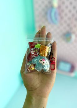 آویز پک خوراکی و عروسک کیوت