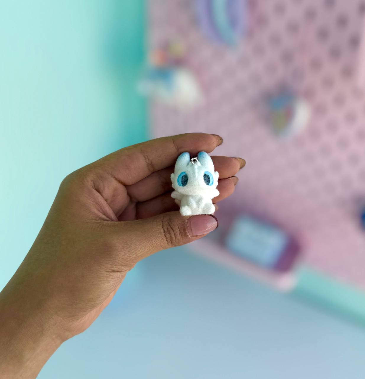 آویز مخملی اژدهای کوچک کیوت