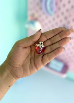 آویز توت فرنگی هولوگرامی کیوت