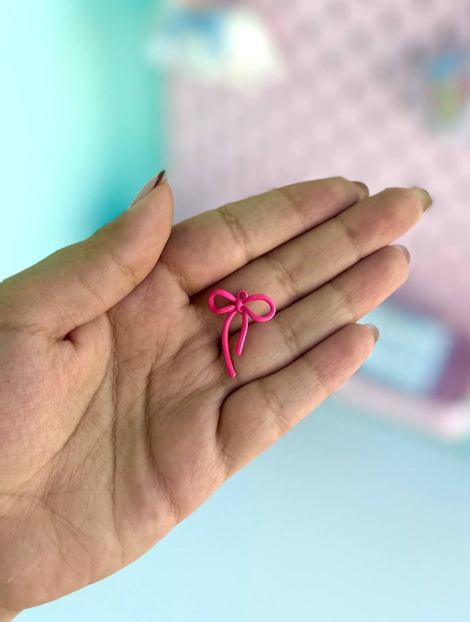 آویز پاپیونی کوچک رنگی رنگی