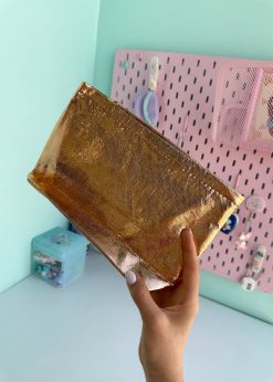 کیف لوازم آرایش مستطیلی شاینی