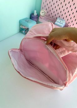 کیف لوازم آرایش دسته دار پاستلی