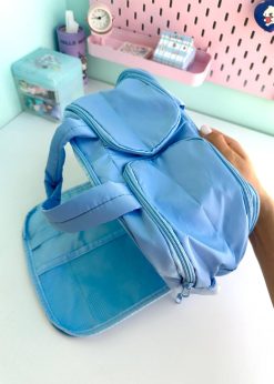 کیف لوازم آرایش دسته دار پاستلی