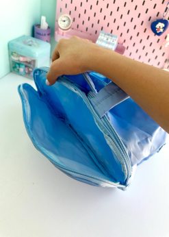 کیف لوازم آرایش دسته دار پاستلی