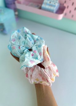 کش موی طرح بادکنک پاستلی