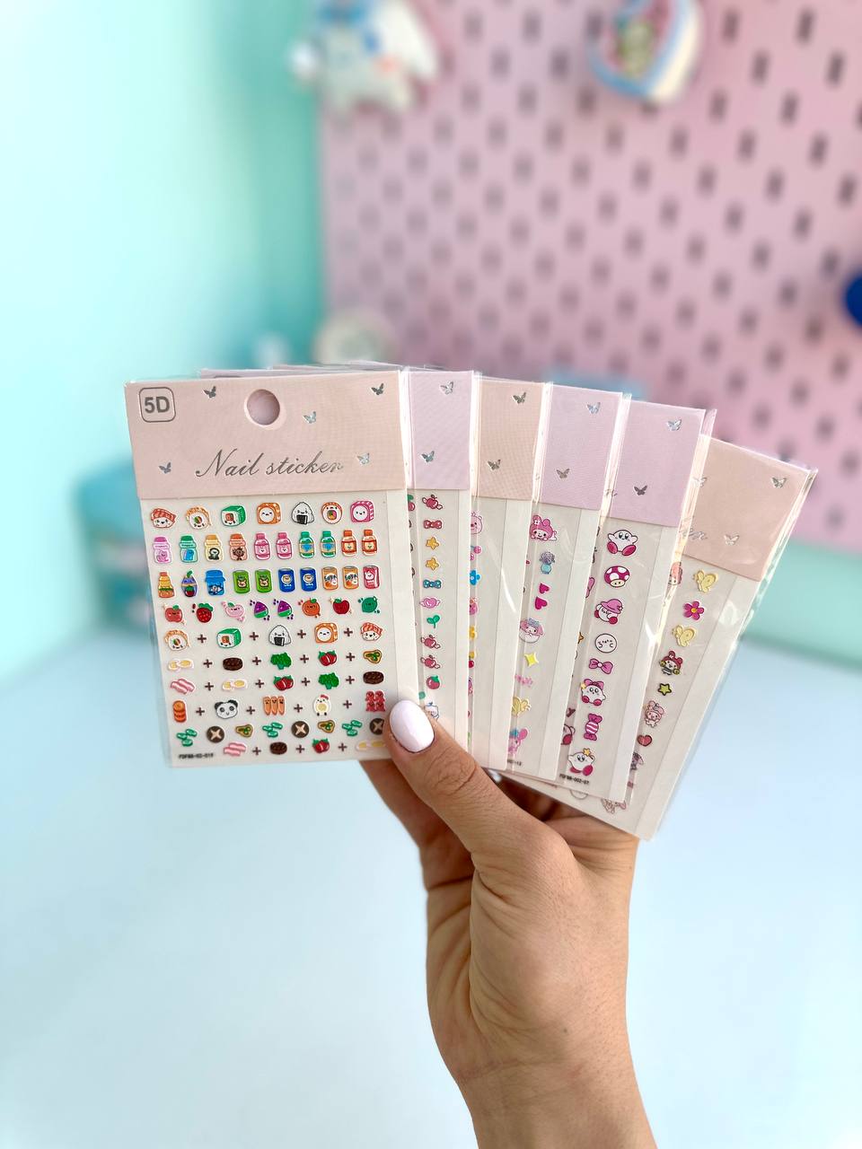 استیکر ناخون ملودی و انیمالز پاستلی