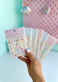 استیکر ناخون پروانه ای پاستلی