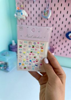 استیکر ناخون پروانه ای پاستلی