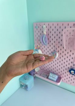 دکوری مخملی گرد میوه ای