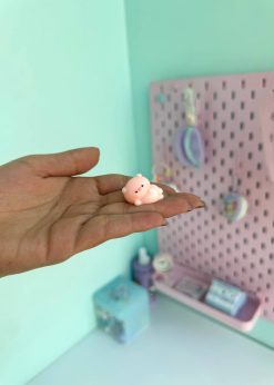 دکوری خوک گردالی براق صورتی