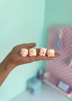 دکوری خوک خوابالو کیوت صورتی