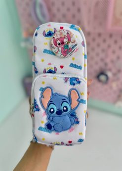 جامدادی پیکسلی استیچ سفید