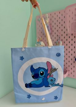 بگ پارچه ای استیچ پاستلی