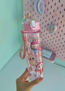 قمقمه استوانه ای لبوبو رنگی رنگی