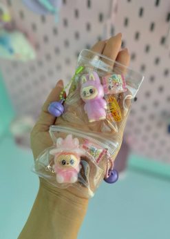 آویز لبوبو انرژی کوچک پاستلی