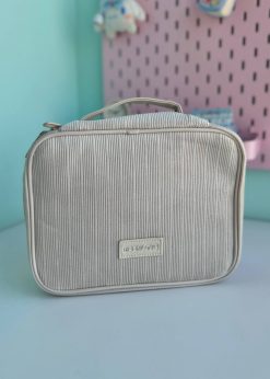 کیف لوازم آرایش راه راه پاستلی