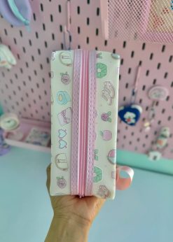 کیف لوازم آرایش اکسسوری پاستلی