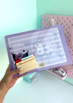 تخته شاسی و وایت برد کرومی یاسی