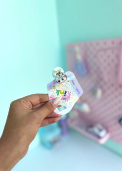 کلپیس شنل طرح لبوبو پاستلی