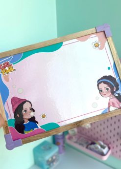 تخته وایت برد مستطیلی کیوت گرل