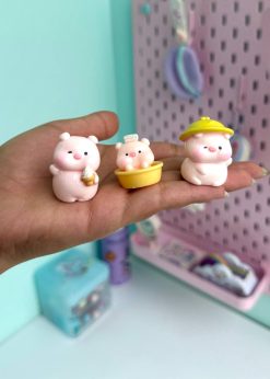 دکوری خوک نشسته صورتی