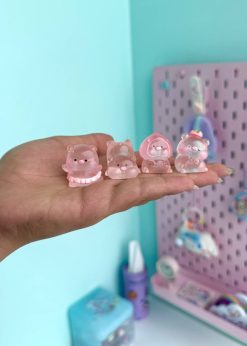 دکوری شبتاب خوک پینکی شفاف