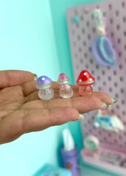 دکوری شبتاب قارچ گردالی پاستلی